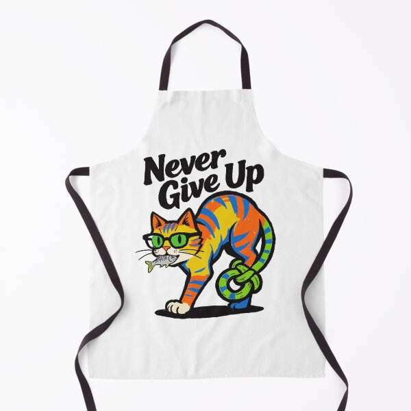 Item preview, Never Give Up Kitty designed and sold by SugarCore.