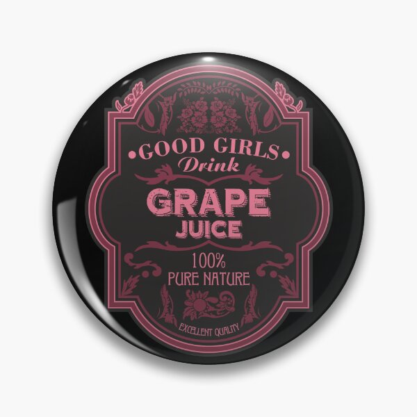 Item preview, Good Girls Drink Grape Juice designed and sold by helenacooper.
