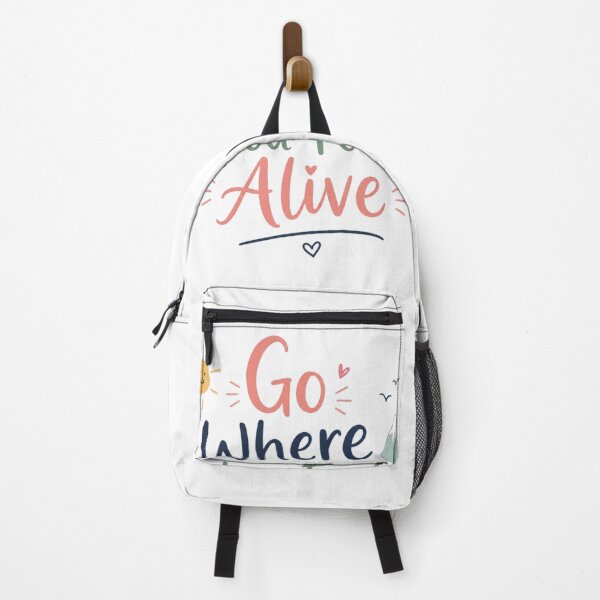 Item preview, Go Where You Feel Alive Cute Travel Quote Design | Adventure Typography Illustration designed and sold by Sanika arts .