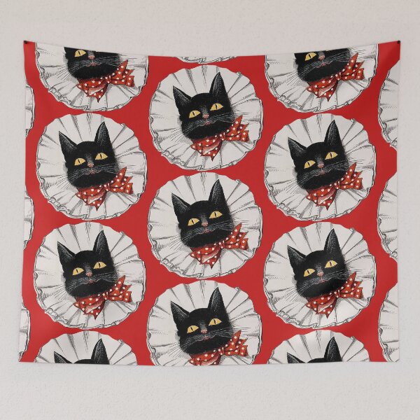 Item preview, Vintage Cat with Clown Collar designed and sold by LiszaB.
