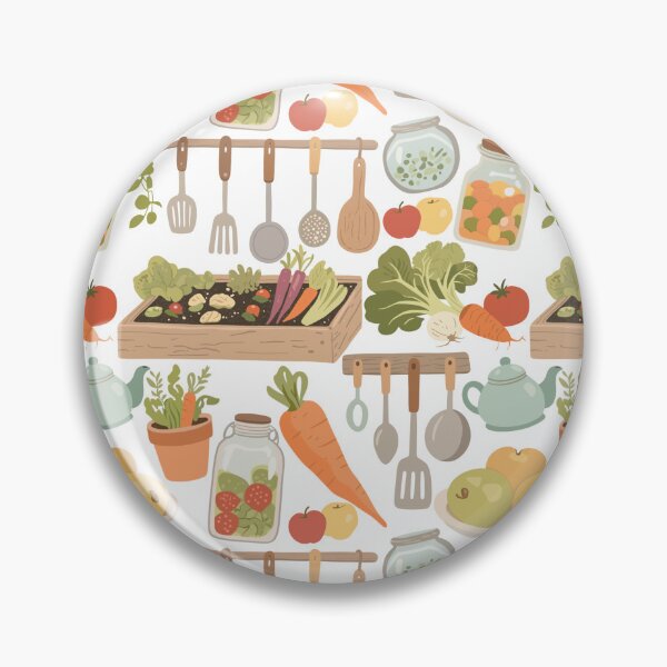 Item preview, Vintage Garden Pantry Seamless  designed and sold by KJackArtwork.