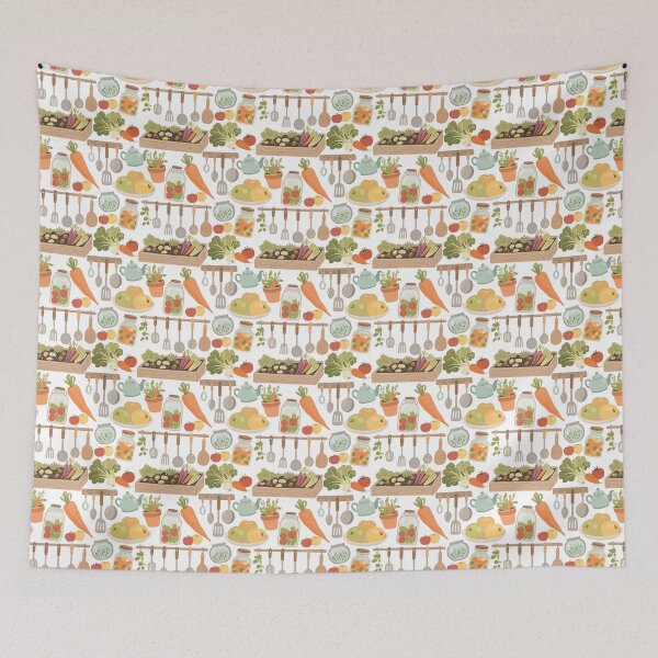 Item preview, Vintage Garden Pantry Seamless  designed and sold by KJackArtwork.