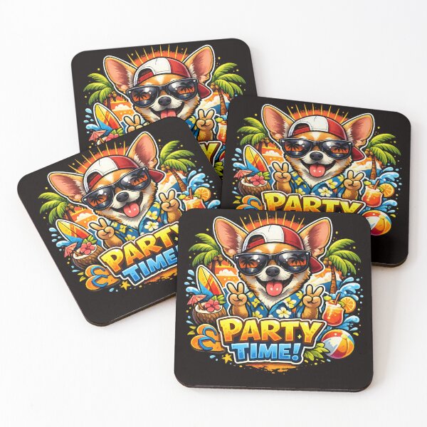 Item preview, Party Time — Tropical Chihuahua Fun designed and sold by ivodanivan.