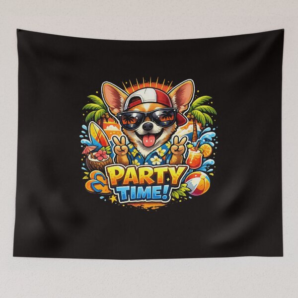 Item preview, Party Time — Tropical Chihuahua Fun designed and sold by ivodanivan.