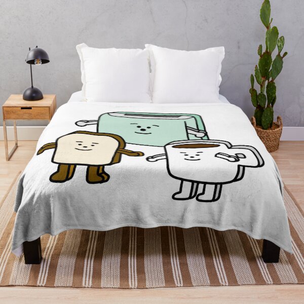 Item preview, a flat Bread guy, a Cup guy and a Toaster guy designed and sold by superbaechoo.