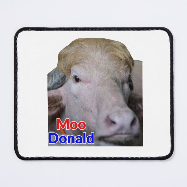 Item preview, Moo Donald Funny Cow Trump designed and sold by MutzelArts.