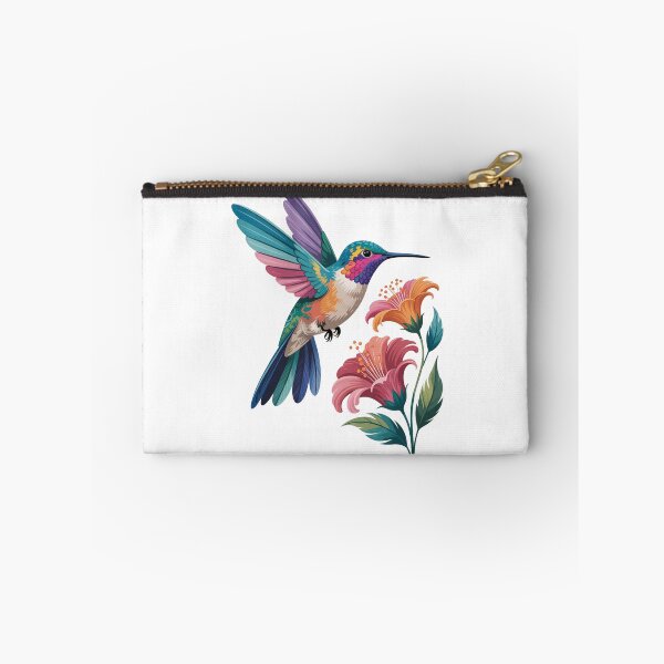 Item preview, cute flowers with Colorful Birds designed and sold by QuiteOrbit.