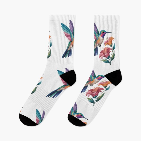 Item preview, cute flowers with Colorful Birds designed and sold by QuiteOrbit.