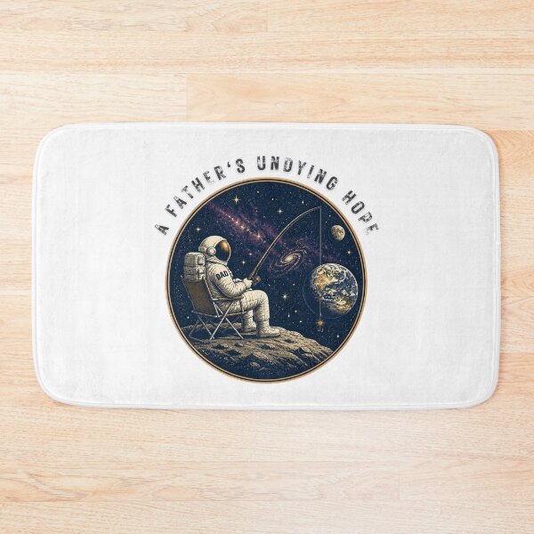 Item preview, Astronaut Dad Fishing Shirt, Funny Father's Day Gift, A Father's Undying Hope Space Tee designed and sold by Panom Suavichien.
