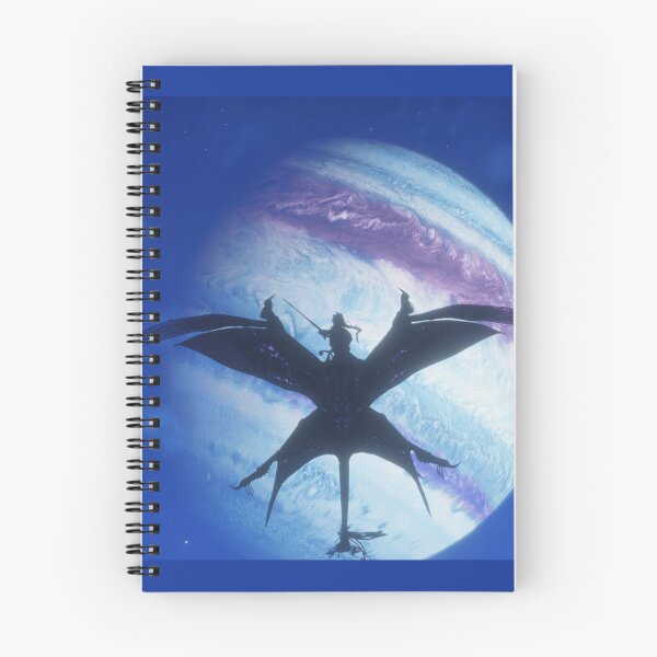 Item preview, Ikran flying beside the planet Polyphemus | Avatar Pandora designed and sold by Luminous-Moon.