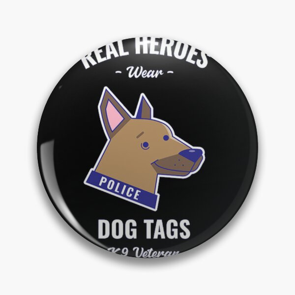 Item preview, K9 Veteran Real Heroes Wear Dog Tags designed and sold by GenZFashion000.