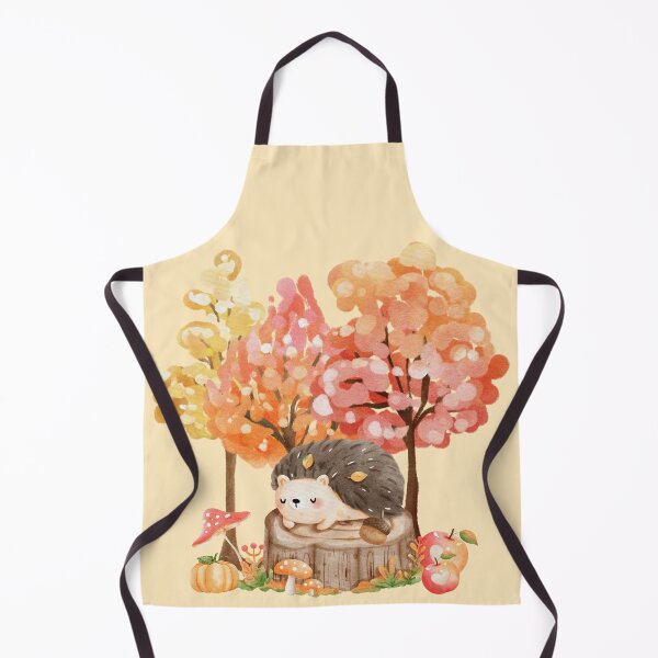 Item preview, Sleeping Hedgehog in Autumn Forest designed and sold by Whimsical Wayfarer.