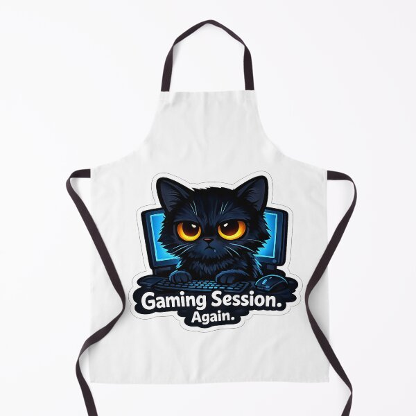 Item preview, 3AM Gaming Cat Sticker | Cozy Gamer Kawaii Cat Decal designed and sold by CozyNekoClub.