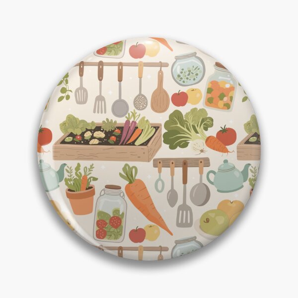 Item preview, Vintage Garden Pantry Seamless  designed and sold by KJackArtwork.