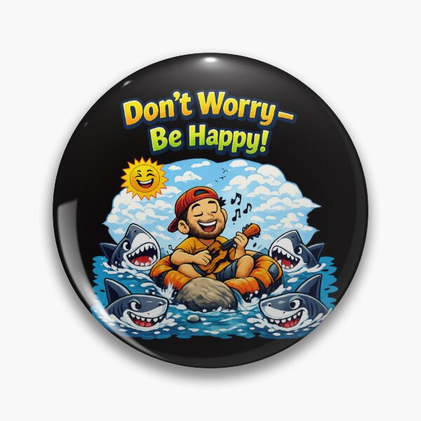 Item preview, Don’t Worry — Be Happy! Cartoon Chill Vibes designed and sold by ivodanivan.