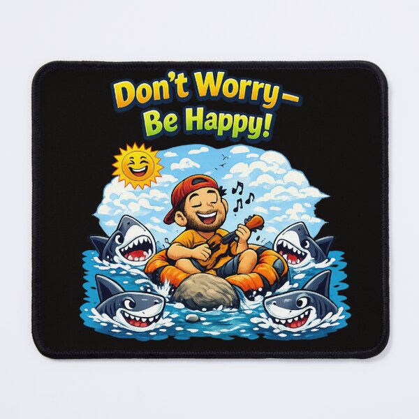Item preview, Don’t Worry — Be Happy! Cartoon Chill Vibes designed and sold by ivodanivan.