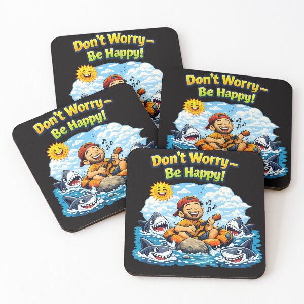 Item preview, Don’t Worry — Be Happy! Cartoon Chill Vibes designed and sold by ivodanivan.