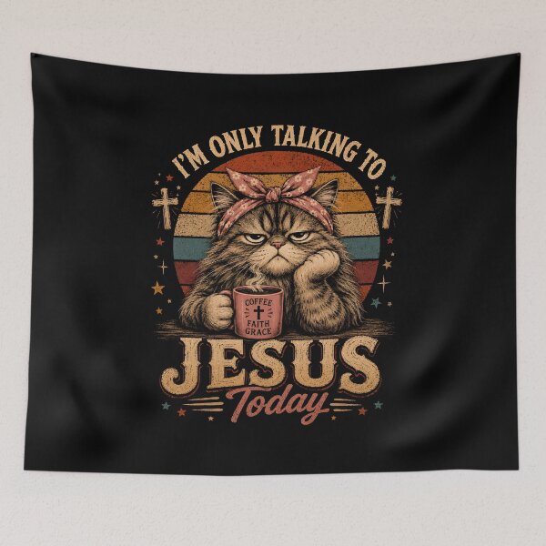 Item preview, I'm Only Talking to Jesus Today designed and sold by zoes-ink.