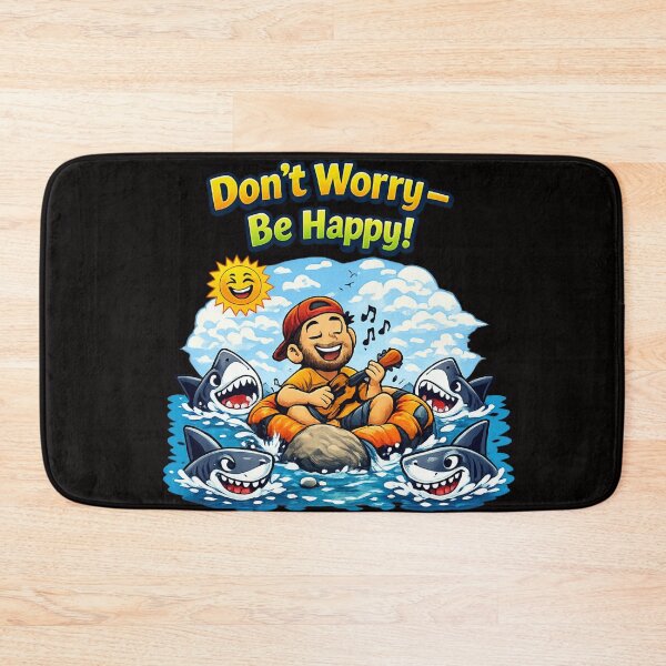 Item preview, Don’t Worry — Be Happy! Cartoon Chill Vibes designed and sold by ivodanivan.