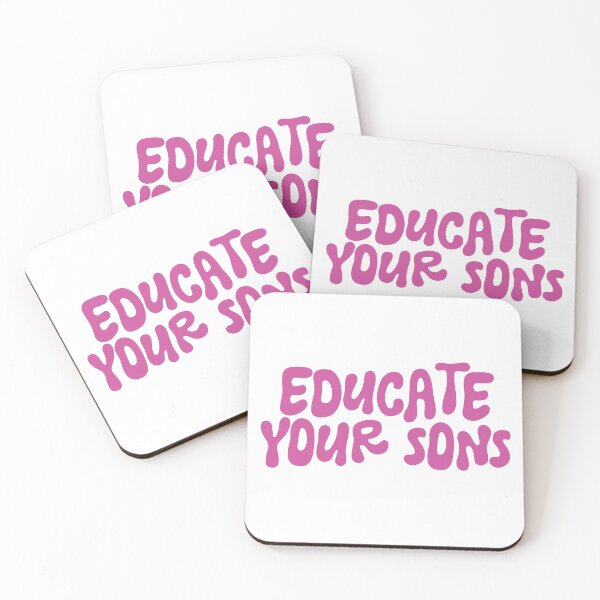 Item preview, Educate your sons (pink) designed and sold by hazywares.
