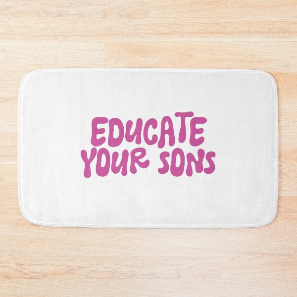 Item preview, Educate your sons (pink) designed and sold by hazywares.