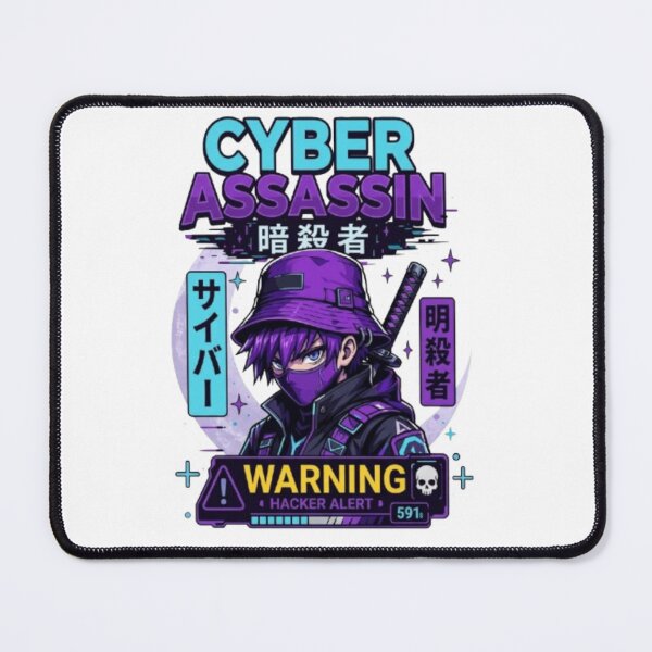 Item preview, Cyber Assassin Hacker Alert Anime Design designed and sold by Ahmedsyde.