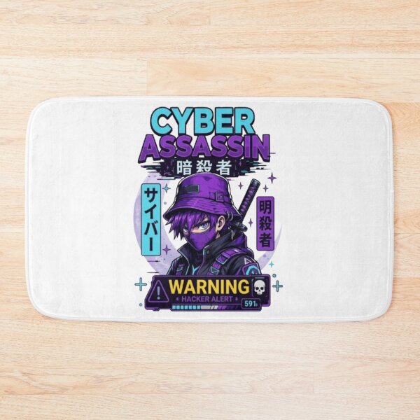 Item preview, Cyber Assassin Hacker Alert Anime Design designed and sold by Ahmedsyde.