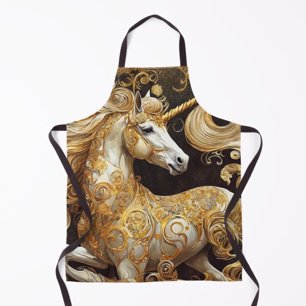 Item preview, Filigree Gold Unicorn designed and sold by purplesensation.