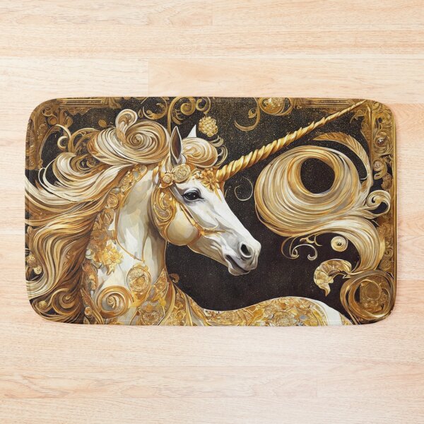 Item preview, Filigree Gold Unicorn designed and sold by purplesensation.