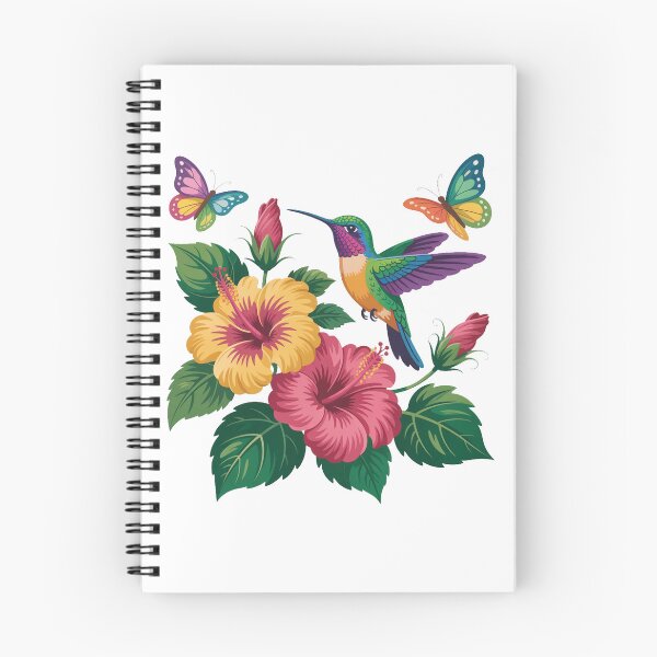 Item preview, Colorful Hummingbird Wildflowers  designed and sold by QuiteOrbit.