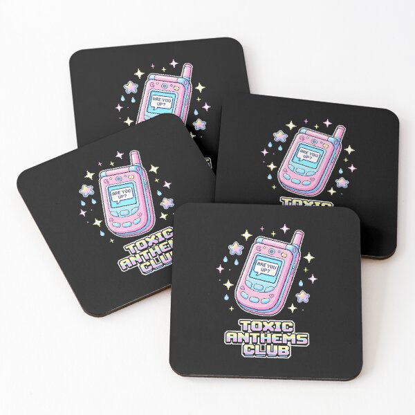 Item preview, Retro Pixel Art Flip Phone Neon Aesthetic Design designed and sold by SplashTastic.