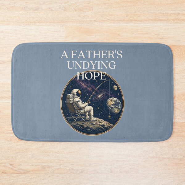 Item preview, Astronaut Dad Fishing Shirt, Funny Father's Day Gift, A Father's Undying Hope Space Tee designed and sold by Panom Suavichien.