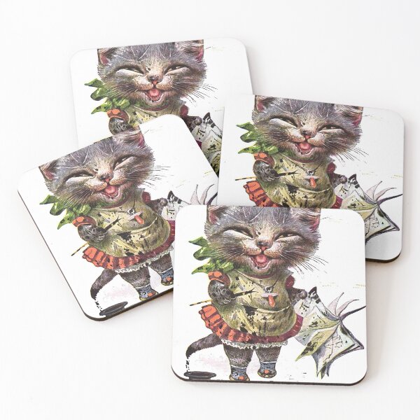 Item preview, Vintag Cat Illustration designed and sold by LiszaB.