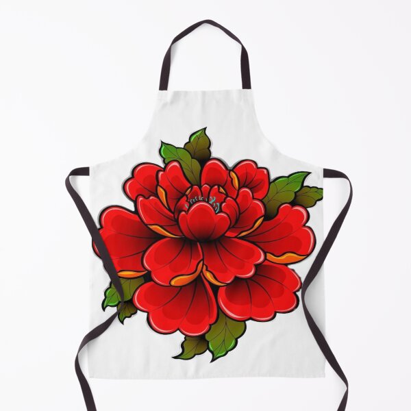 Item preview, red flower designed and sold by ViaARTfactory.