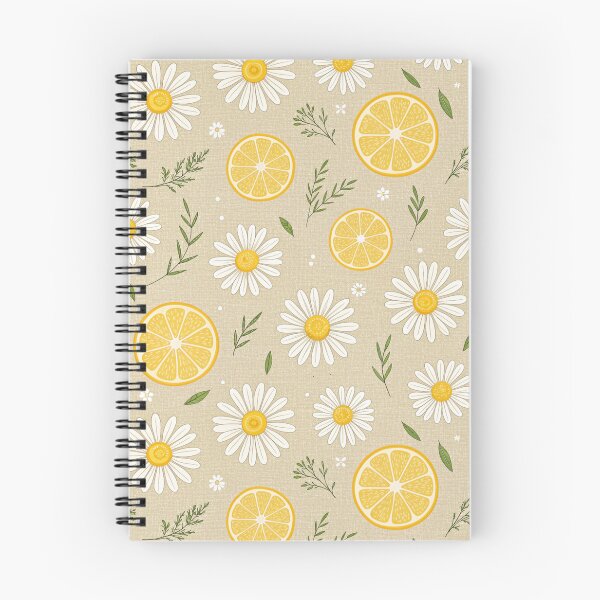 Item preview, Lemon and Daisy Floral Pattern | Sunny Citrus Meadow Aesthetic | Bohemian Lemon Flower Garden | Cute Lemon Daisy Cottagecore | Retro Summer Fruit Pattern | Fresh Citrus Floral Print designed and sold by VivaFy.