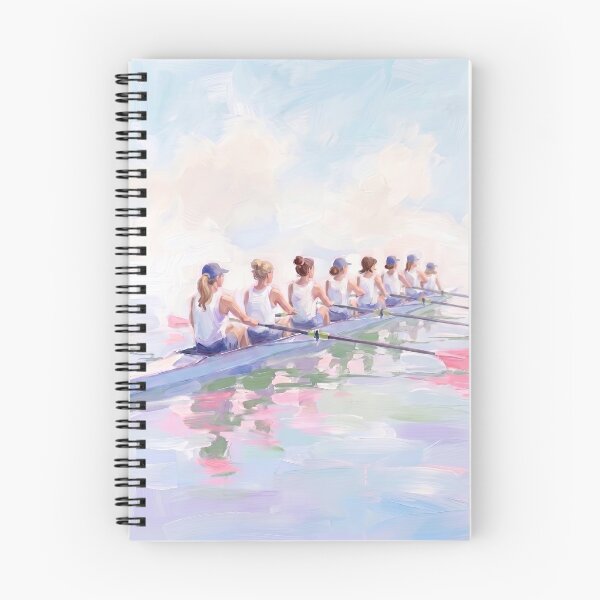 Item preview, Women's Rowing Eight Crew Abstract designed and sold by Pastelle Art.