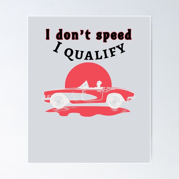 Item preview, I don’t speed — I qualify designed and sold by CHIEF-HAT STORE.