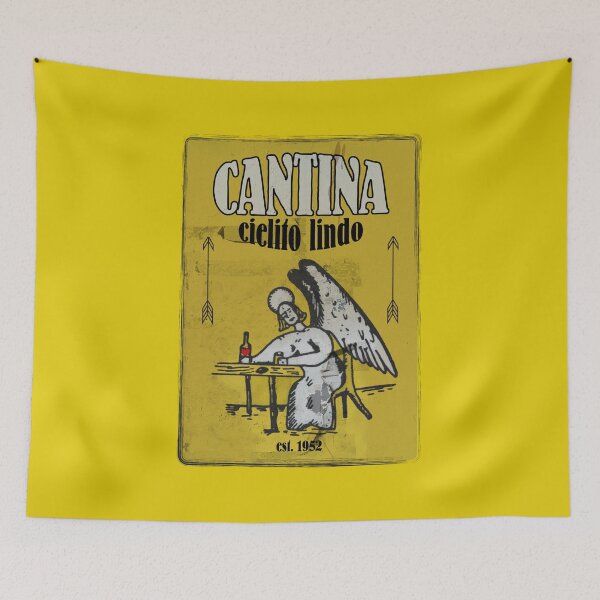 Item preview, Vintage Cantina Cielito Lindo Mexican Bar Poster Art designed and sold by Lifer Art and Design.