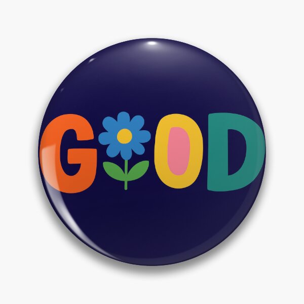 Item preview, GOOD Vibes Only Positive Flower Retro Design designed and sold by vectalux.