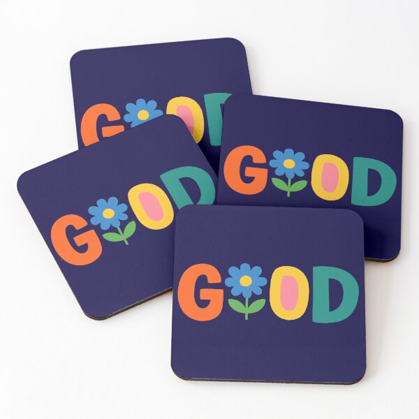 Item preview, GOOD Vibes Only Positive Flower Retro Design designed and sold by vectalux.