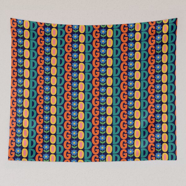 Item preview, GOOD Vibes Only Positive Flower Retro Design designed and sold by vectalux.