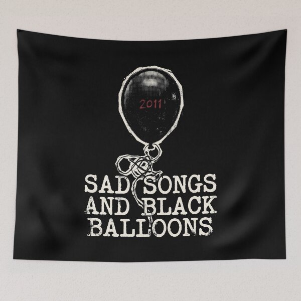 Item preview, Emo Grunge Black Balloon 2011 Sad Songs Graphic designed and sold by SplashTastic.