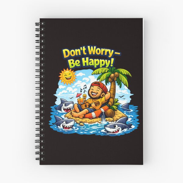 Item preview, Don’t Worry — Be Happy! Tropical Chill Cartoon designed and sold by ivodanivan.