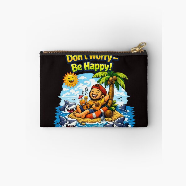 Item preview, Don’t Worry — Be Happy! Tropical Chill Cartoon designed and sold by ivodanivan.
