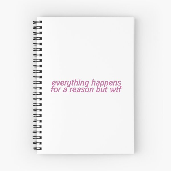 Item preview, Everything happens for a reason designed and sold by hazywares.