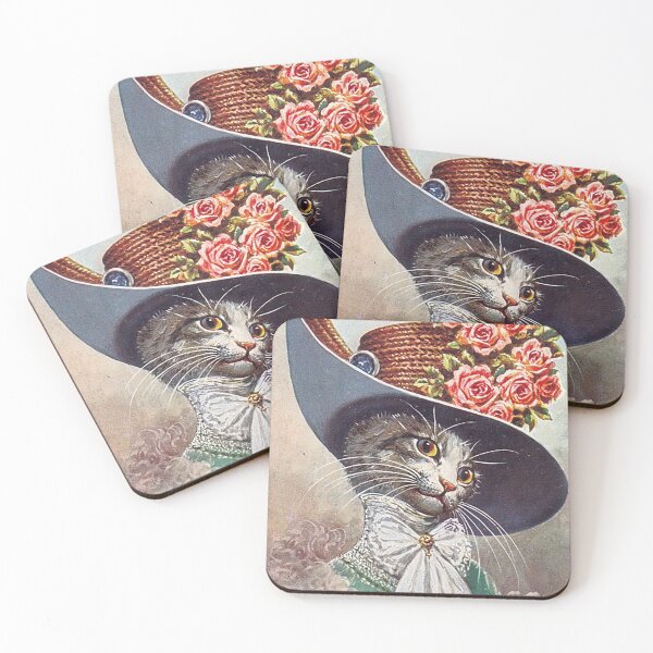 Item preview, Vintage Fancy Cat in Hat designed and sold by LiszaB.