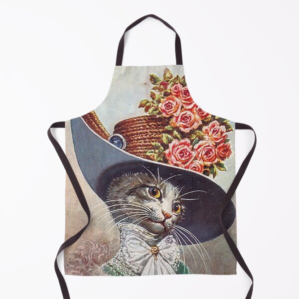 Item preview, Vintage Fancy Cat in Hat designed and sold by LiszaB.