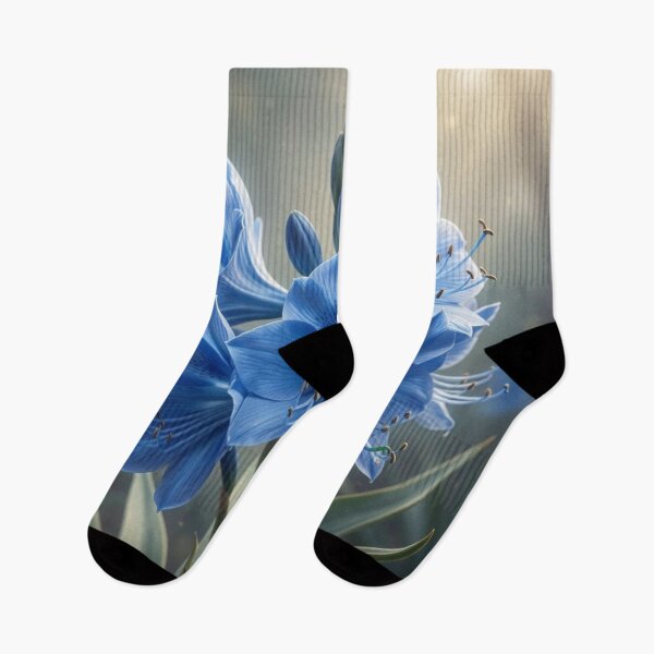 Item preview, Blue Trumpet Flowers designed and sold by Kirrindy Designs.