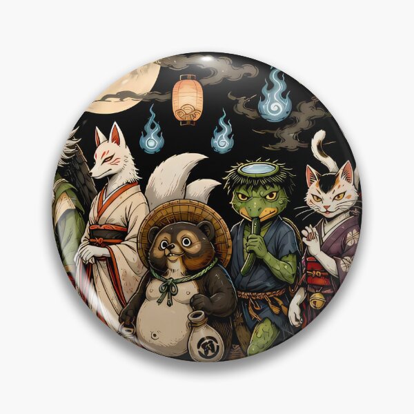 Item preview, Yokai Night Parade – Hyakki Yagyo Japanese Folklore Spirits Under the Moon designed and sold by kaxymax.