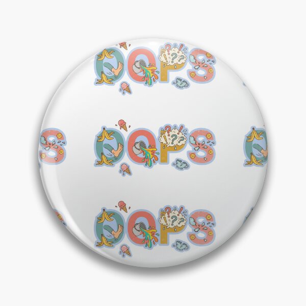 Item preview, Funny Oops Retro Cartoon Comic Text designed and sold by Dictum1.